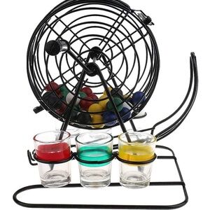NEW Drunken Bingo Deluxe Drinking Game Set – 6 Shot Glasses